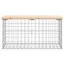 Gabion design garden bench solid pine wood 83x31.5x42cm by vidaXL, garden benches - Ref: Foro24-834347, Price: 56,45 €, Disco...