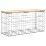 Gabion design garden bench solid pine wood 83x31.5x42cm by vidaXL, garden benches - Ref: Foro24-834347, Price: 56,45 €, Disco...