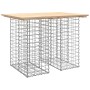 Gabionen-Design-Gartenbank aus massivem Kiefernholz, 100 x 70 x 72 cm von vidaXL, Gartenbänke - Ref: Foro24-834362, Preis: 77...