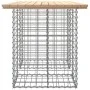 Banco de jardín diseño gaviones madera maciza pino 100x70x72 cm de vidaXL, Bancos de jardín - Ref: Foro24-834362, Precio: 76,...