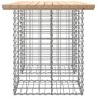 Gabionen-Design-Gartenbank aus massivem Kiefernholz, 100 x 70 x 72 cm von vidaXL, Gartenbänke - Ref: Foro24-834362, Preis: 77...