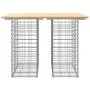 Gabion design garden bench solid pine wood 100x70x72 cm by vidaXL, garden benches - Ref: Foro24-834362, Price: 76,57 €, Disco...