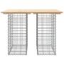 Gabionen-Design-Gartenbank aus massivem Kiefernholz, 100 x 70 x 72 cm von vidaXL, Gartenbänke - Ref: Foro24-834362, Preis: 77...