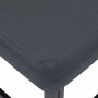 Conjunto de sofá de jardín con cojín 13 pcs Negro Aluminio