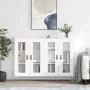 Wandschränke 2 Stück aus weißem Ingenieurholz von vidaXL, Sideboards - Ref: Foro24-3197913, Preis: 156,31 €, Rabatt: %