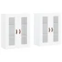Wandschränke 2 Stück aus weißem Ingenieurholz von vidaXL, Sideboards - Ref: Foro24-3197913, Preis: 156,31 €, Rabatt: %