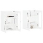 Wandschränke 2 Stück aus weißem Ingenieurholz von vidaXL, Sideboards - Ref: Foro24-3197913, Preis: 158,27 €, Rabatt: %