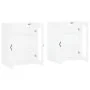 Armarios de pared 2 uds madera de ingeniería blanco de vidaXL, Aparadores - Ref: Foro24-3197913, Precio: 156,27 €, Descuento: %
