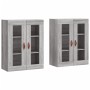 Wall cabinets 2 pcs Sonoma gray engineered wood by vidaXL, Sideboards - Ref: Foro24-3197919, Price: 164,58 €, Discount: %