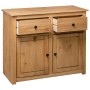 Panama style solid pine wood sideboard 93x40x80 cm by vidaXL, Sideboards - Ref: Foro24-282697, Price: 178,34 €, Discount: %