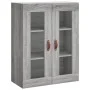 Wandschränke 2 Stk. Sonomagraues Holzwerkstoff von vidaXL, Sideboards - Ref: Foro24-3197919, Preis: 162,26 €, Rabatt: %