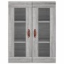 Wall cabinets 2 pcs Sonoma gray engineered wood by vidaXL, Sideboards - Ref: Foro24-3197919, Price: 164,58 €, Discount: %