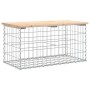 Gartenbank Design Gabion massives Kiefernholz 83x44x42 cm von vidaXL, Gartenbänke - Ref: Foro24-834356, Preis: 64,01 €, Rabat...