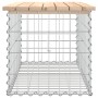 Gartenbank Design Gabion massives Kiefernholz 83x44x42 cm von vidaXL, Gartenbänke - Ref: Foro24-834356, Preis: 64,01 €, Rabat...