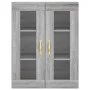 Wandschränke 2 Stk. Sonomagraues Holzwerkstoff von vidaXL, Sideboards - Ref: Foro24-3197927, Preis: 154,06 €, Rabatt: %