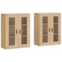 Armarios de pared 2 uds madera de ingeniería roble Sonoma by vidaXL, Sideboards - Ref: Foro24-3197916, Price: 165,55 €, Disco...