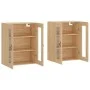 Armarios de pared 2 uds madera de ingeniería roble Sonoma by vidaXL, Sideboards - Ref: Foro24-3197916, Price: 163,08 €, Disco...