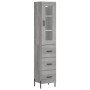 Aparador alto madera contrachapada gris Sonoma 34,5x34x180 cm de vidaXL, Aparadores - Ref: Foro24-3199247, Precio: 127,81 €, ...