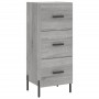 Aparador alto madera contrachapada gris Sonoma 34,5x34x180 cm de vidaXL, Aparadores - Ref: Foro24-3199247, Precio: 127,81 €, ...