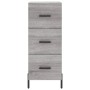 Aparador alto madera contrachapada gris Sonoma 34,5x34x180 cm de vidaXL, Aparadores - Ref: Foro24-3199247, Precio: 127,81 €, ...