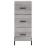 Hohes Sonoma-Sideboard aus grauem Sperrholz, 34,5 x 34 x 180 cm von vidaXL, Sideboards - Ref: Foro24-3199247, Preis: 126,20 €...