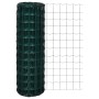 Set de euro valla acero verde 10x1,2 m