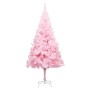 Árbol de Navidad preiluminado con luces y bolas rosa 210 cm by vidaXL, Christmas trees - Ref: Foro24-3077672, Price: 104,51 €...