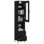 Black plywood sideboard 34.5x34x180 cm by vidaXL, Sideboards - Ref: Foro24-3199298, Price: 112,23 €, Discount: %