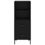 Aparador de madera contrachapada negro 34,5x34x180 cm de vidaXL, Aparadores - Ref: Foro24-3199298, Precio: 113,52 €, Descuent...