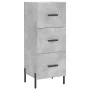 Betongraues Sperrholz-Sideboard 34,5 x 34 x 180 cm von vidaXL, Sideboards - Ref: Foro24-3199245, Preis: 122,66 €, Rabatt: %