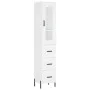Tall white plywood sideboard 34.5x34x180 cm by vidaXL, Sideboards - Ref: Foro24-3199241, Price: 127,03 €, Discount: %