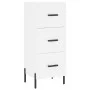 Hohes Sideboard aus weißem Sperrholz, 34,5 x 34 x 180 cm von vidaXL, Sideboards - Ref: Foro24-3199241, Preis: 123,86 €, Rabat...