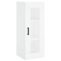 Aparador alto madera contrachapada blanco 34,5x34x180 cm de vidaXL, Aparadores - Ref: Foro24-3199241, Precio: 126,92 €, Descu...