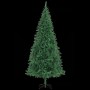 Árbol de Navidad artificial con luces LED verde 300 cm