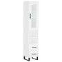 Aparador alto madera contrachapada blanco 34,5x34x180 cm de vidaXL, Aparadores - Ref: Foro24-3199321, Precio: 116,34 €, Descu...