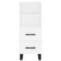 Aparador alto madera contrachapada blanco 34,5x34x180 cm de vidaXL, Aparadores - Ref: Foro24-3199321, Precio: 116,34 €, Descu...