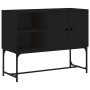 Engineered wood black sideboard 100x40x79.5 cm by vidaXL, Sideboards - Ref: Foro24-831818, Price: 75,54 €, Discount: %