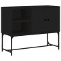 Engineered wood black sideboard 100x40x79.5 cm by vidaXL, Sideboards - Ref: Foro24-831818, Price: 76,74 €, Discount: %