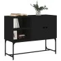 Engineered wood black sideboard 100x40x79.5 cm by vidaXL, Sideboards - Ref: Foro24-831818, Price: 76,74 €, Discount: %