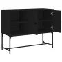 Engineered wood black sideboard 100x40x79.5 cm by vidaXL, Sideboards - Ref: Foro24-831818, Price: 76,74 €, Discount: %