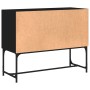 Engineered wood black sideboard 100x40x79.5 cm by vidaXL, Sideboards - Ref: Foro24-831818, Price: 75,54 €, Discount: %