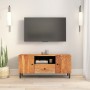 Mueble de TV madera maciza de acacia 105x33x46 cm en Muebles TV | Comprar online en Foro24