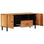 Mueble de TV madera maciza de acacia 105x33x46 cm en Muebles TV | Comprar online en Foro24