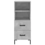 Gray concrete plywood sideboard 34.5x34x180 cm by vidaXL, Sideboards - Ref: Foro24-3199301, Price: 111,28 €, Discount: %