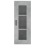 Gray concrete plywood sideboard 34.5x34x180 cm by vidaXL, Sideboards - Ref: Foro24-3199301, Price: 112,63 €, Discount: %