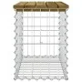 Gabion design garden bench impregnated pine wood 63x31.5x42 cm by vidaXL, garden benches - Ref: Foro24-834346, Price: 42,68 €...
