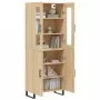 High oak-colored plywood sideboard 69.5x34x180 cm by vidaXL, Sideboards - Ref: Foro24-3198236, Price: 171,55 €, Discount: %