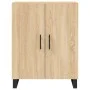 High oak-colored plywood sideboard 69.5x34x180 cm by vidaXL, Sideboards - Ref: Foro24-3198236, Price: 171,55 €, Discount: %
