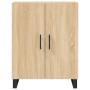 Hohes Sideboard aus eichenfarbenem Sperrholz, 69,5 x 34 x 180 cm von vidaXL, Sideboards - Ref: Foro24-3198236, Preis: 170,39 ...