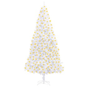 Árbol de Navidad artificial preiluminado con luces blanco 300cm
